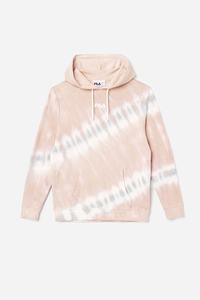 Fila Aerolynn Tie Dye Hættetrøje Dame Hvide | 097-ZYDXBF