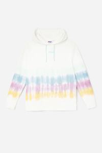 Fila Aerolynn Tie Dye Hættetrøje Dame Hvide | 283-CSHVFP