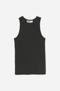 Fila Alexia Tank Top Dame Sort | 021-XKAESU