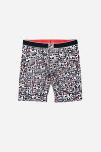 Fila Black Allover Print Boxer Briefs Udstyr Herre Sort | 184-YGHMKC