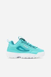 Fila Disruptor 2 Premium Sneakers Dame Blå Turkis Hvide | 506-OXKERP