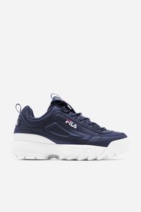 Fila Disruptor 2 Premium Sneakers Herre Mørkeblå Hvide Rød | 325-FYISEP