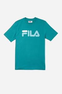 Fila Eagle Tee T Shirts Herre Mørketurkis Hvide | 028-FHUIVT