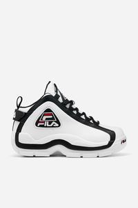 Fila Grant Hill 2 Sneakers Herre Hvide Sort Rød | 940-SMZWRY