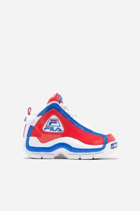 Fila Grant Hill 2 Store Børn Børn Hvide Rød Blå | 385-RFASQJ