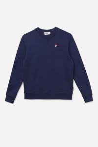 Fila Kieve Sweatshirts Dame Mørkeblå | 153-FKQDJV