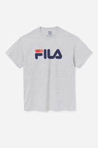 Fila Logo Tee T Shirts Herre Grå Mørkeblå Rød | 351-HRSXZL