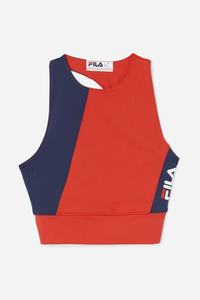 Fila Millie Tank Top Dame Rød | 732-ZMPLAB