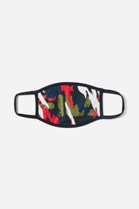 Fila Multicolor Camouflage Face Mask Udstyr Dame Rød Grøn Camo Flerfarvede | 468-IYBPLQ