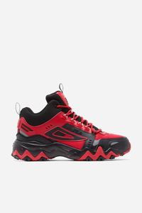 Fila Oakmont Tr Mid Platform shoes Herre Rød Sort Metal Sølv | 269-VLJIZO