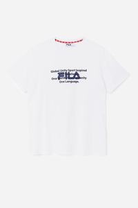 Fila Pepacton Tee T Shirts Herre Hvide | 364-ZBONIU