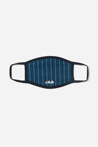 Fila Pin Stripe Cloth Face Mask Udstyr Herre Mørkeblå | 435-KXZODP