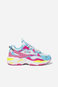 Fila Ray Tracer Apex Track Sko Dame Hvide Lyserød | 356-DRCVJM