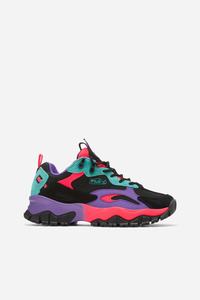 Fila Ray Tracer TR 2 Track Sko Dame Sort Lyserød | 875-FBVULX