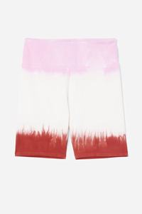 Fila Taima Tie Dye Cykelshorts Dame Hvide Rød | 251-NGCTBQ