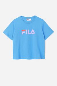 Fila Thea Tee T Shirts Dame Blå | 059-YNQIEM