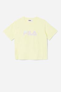 Fila Thea Tee T Shirts Dame Gul | 548-JSURQG