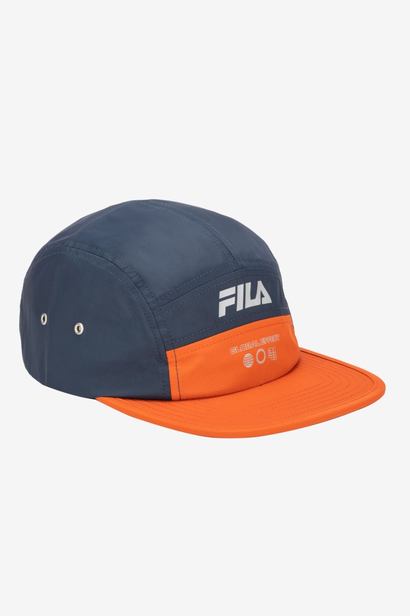 Fila 5 Panel Camper Hat Dame Mørkeblå Lyserød | 310-MOYLSN