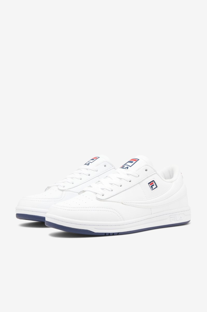 Fila 88 Sneakers Herre Hvide Mørkeblå Rød | 841-CJXZIH