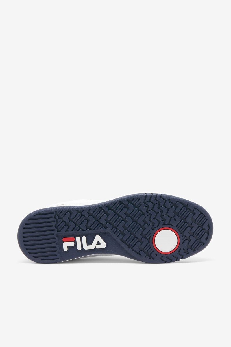 Fila 88 Sneakers Herre Hvide Mørkeblå Rød | 841-CJXZIH