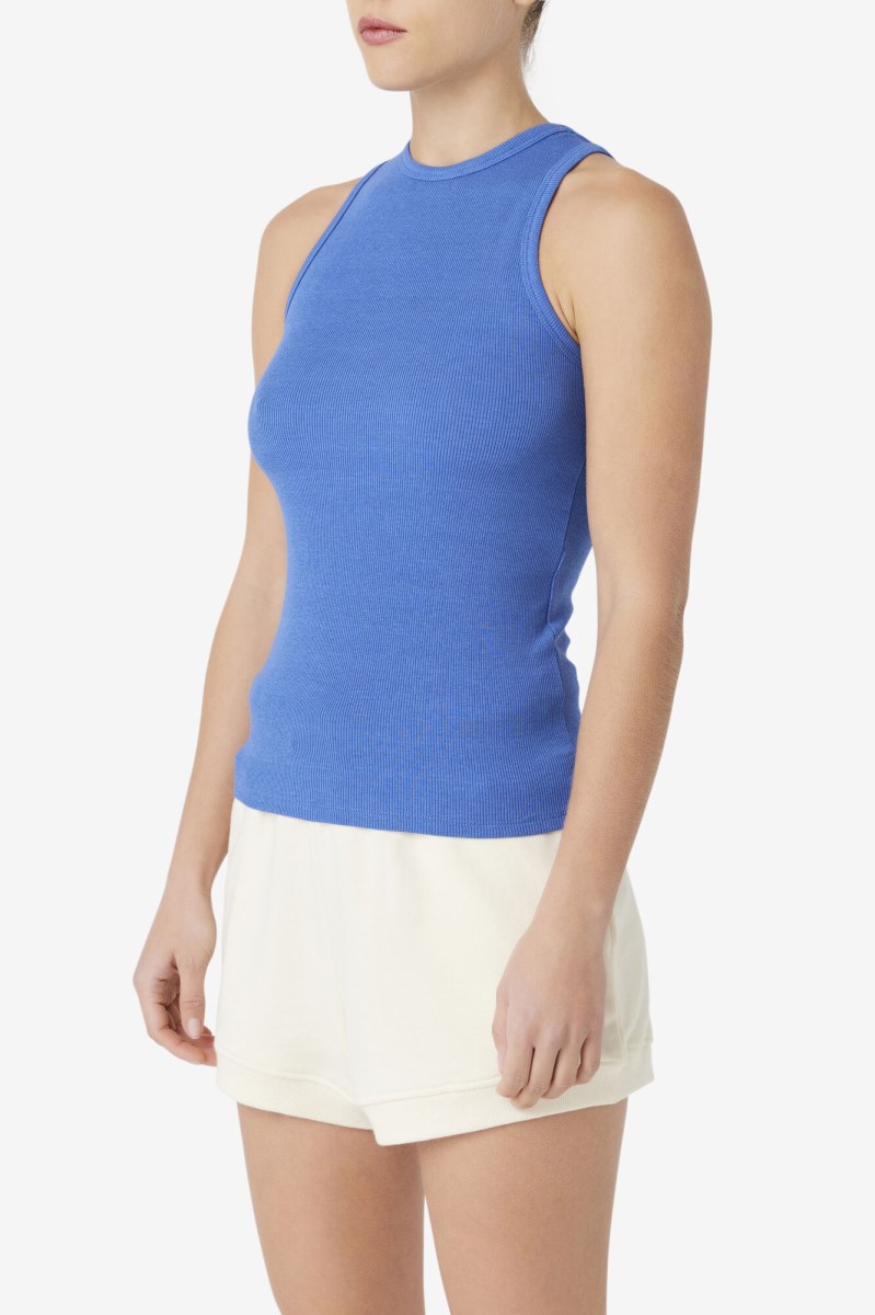 Fila Alexia Tank Top Dame Dyb Blå | 012-FVESIB