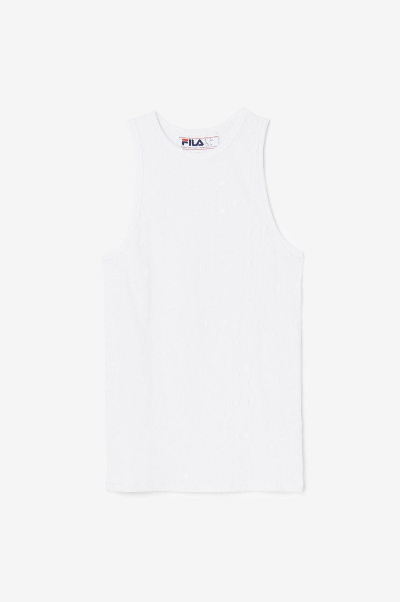 Fila Alexia Tank Top Dame Hvide | 056-JALXSI