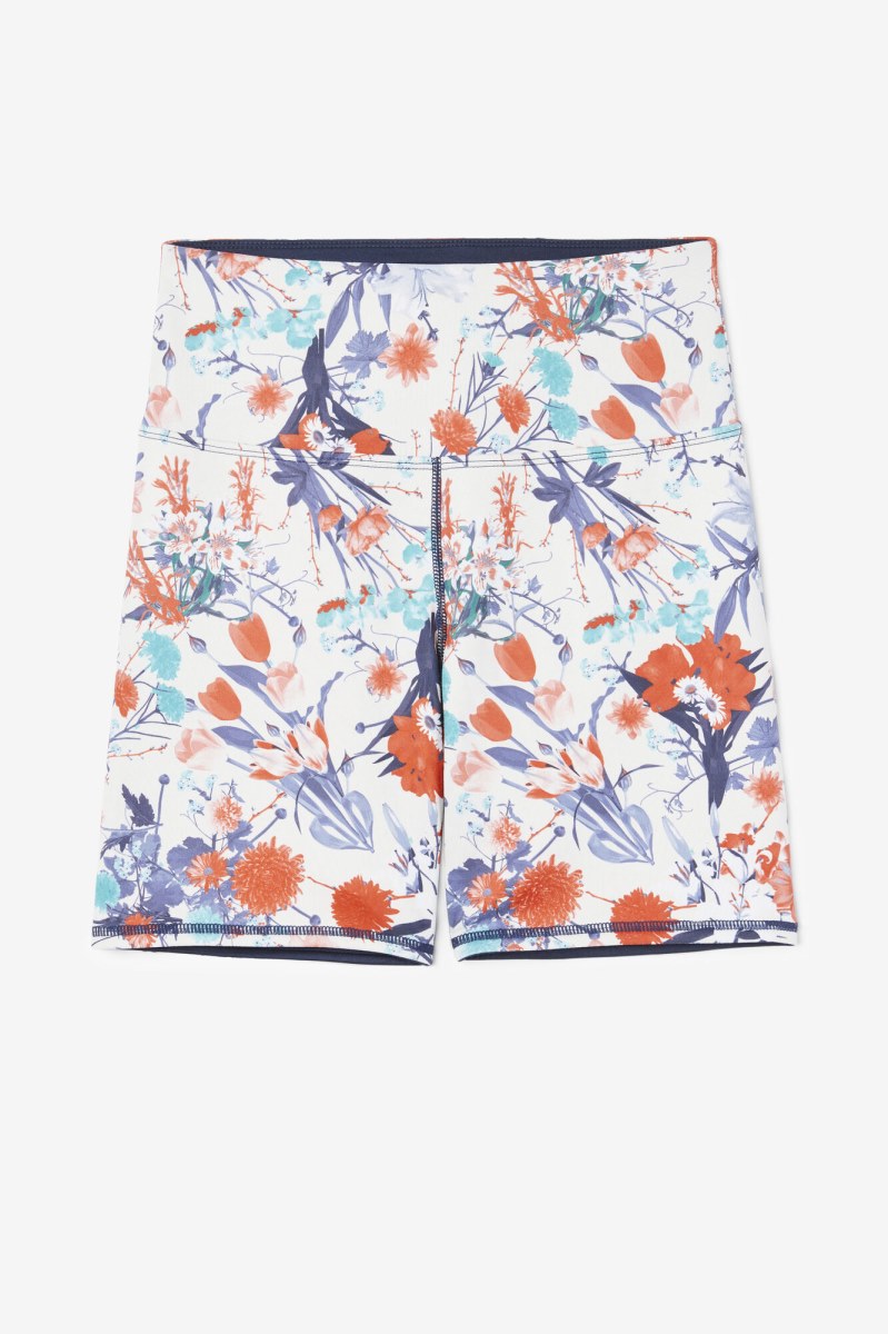 Fila Amirra Reversible Shorts Dame Mørkeblå | 327-NUWTSZ