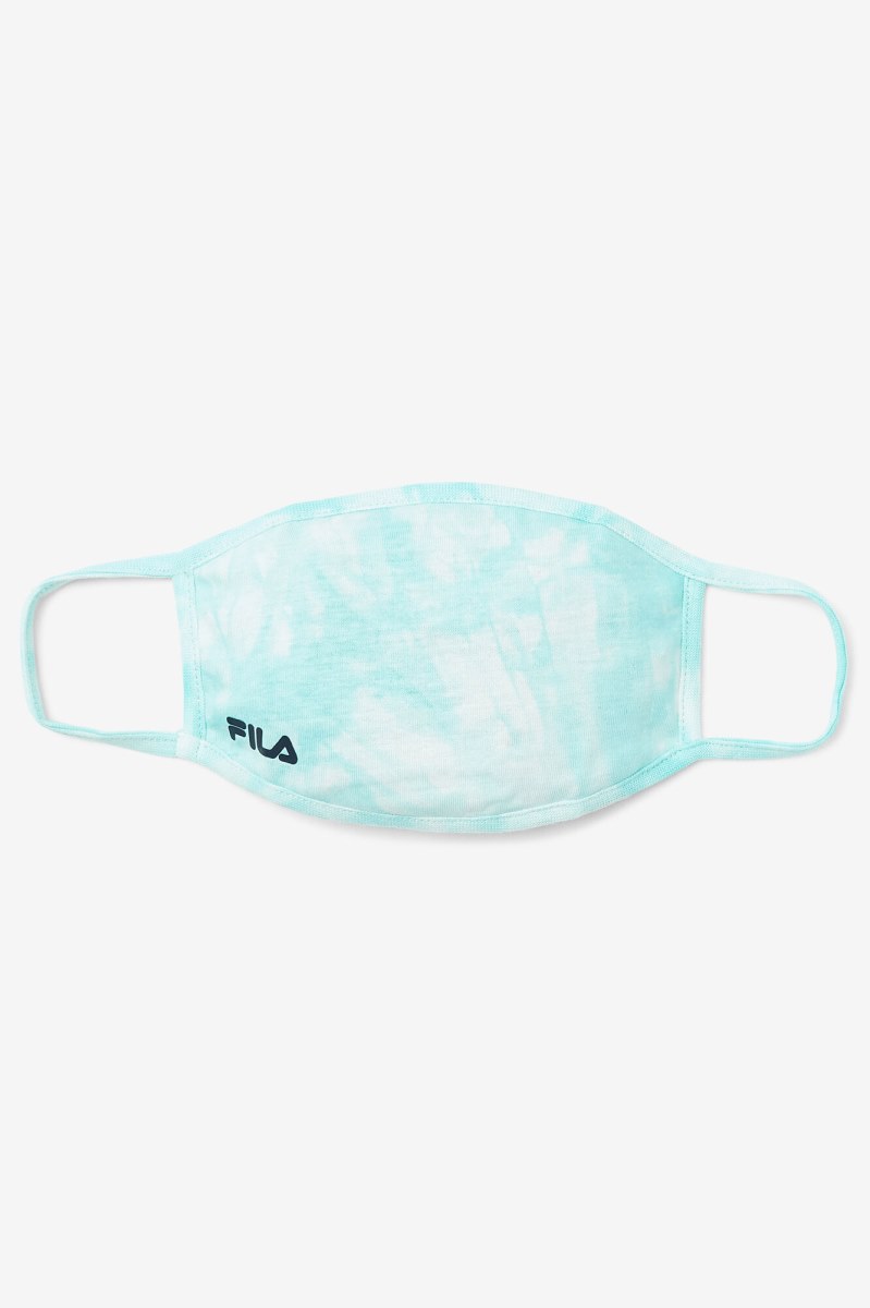 Fila Aqua Blue Tie Dye Face Mask Udstyr Dame Lyseturkis Blå | 934-ZIGNTY