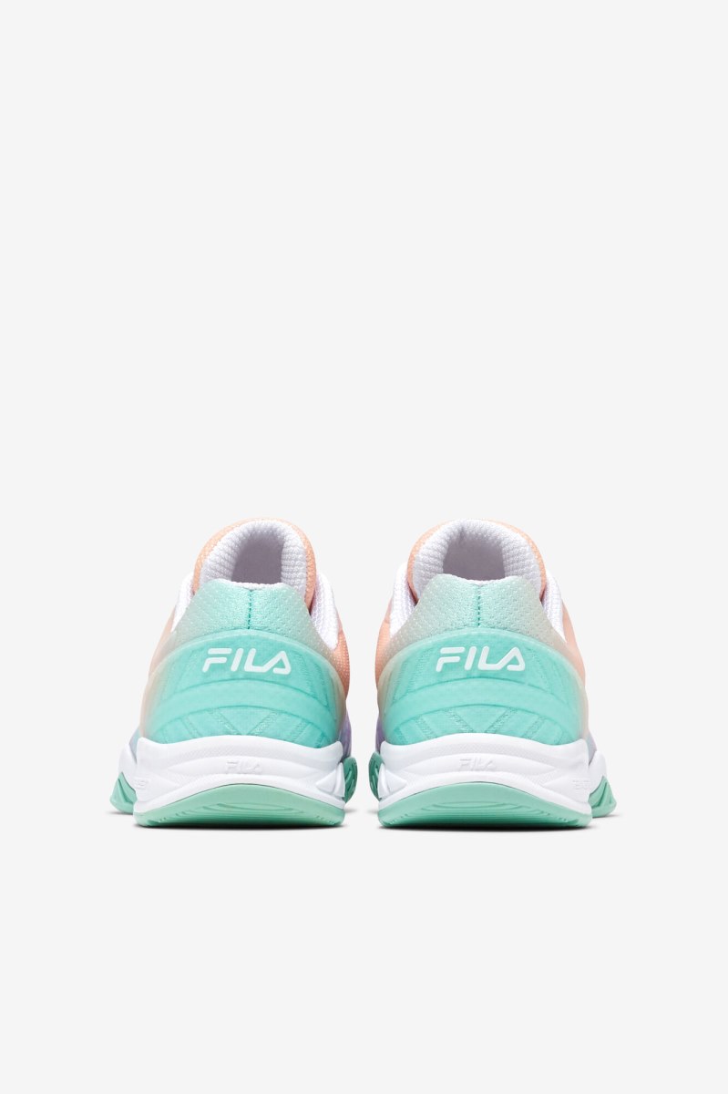 Fila Axilus 2 Energized Tennissko Dame Hvide Flerfarvede Hvide | 145-OHGJEN