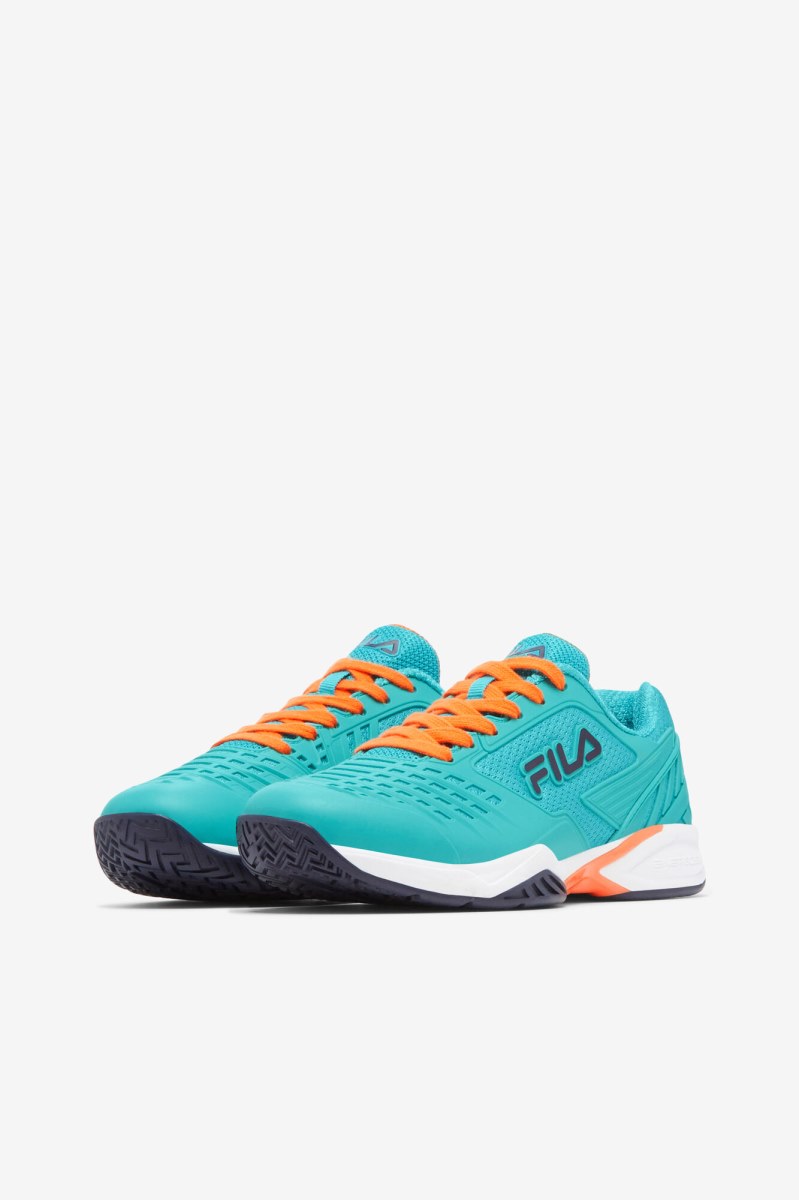 Fila Axilus 2 Energized Tennissko Dame Orange Blå | 859-VUTXOG