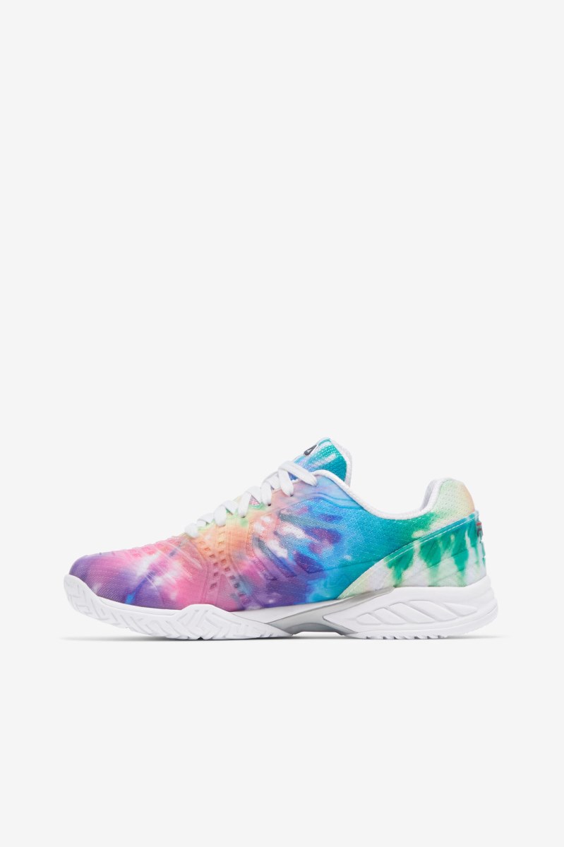 Fila Axilus 2 Energized Tie Dye Tennissko Dame Flerfarvede | 936-LFZWAY