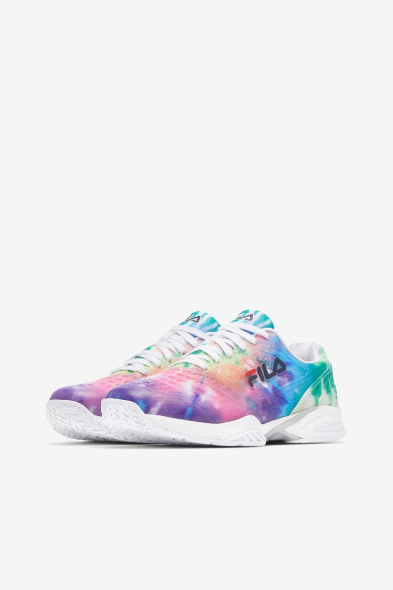 Fila Axilus 2 Energized Tie Dye Tennissko Dame Flerfarvede | 936-LFZWAY