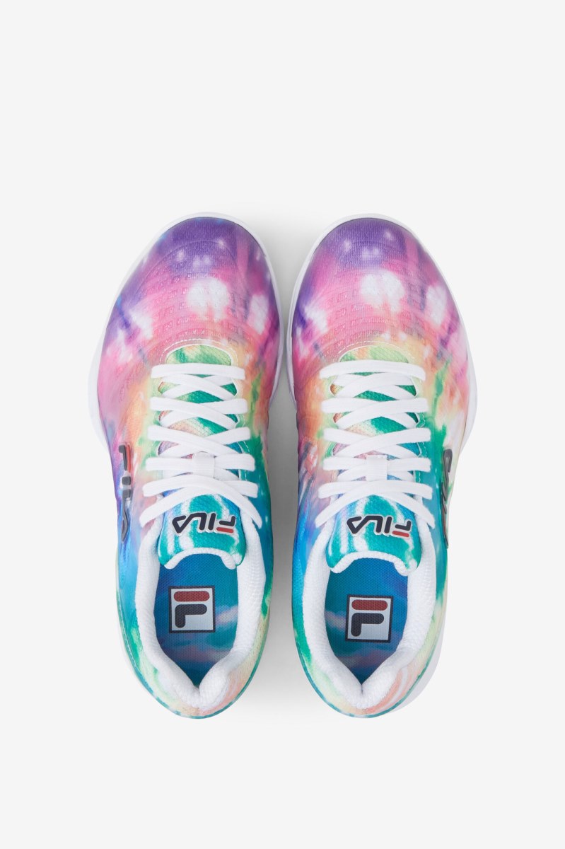 Fila Axilus 2 Energized Tie Dye Tennissko Dame Flerfarvede | 936-LFZWAY