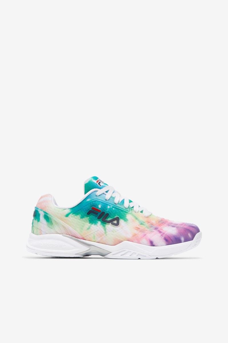 Fila Axilus 2 Energized Tie Dye Tennissko Dame Flerfarvede | 936-LFZWAY