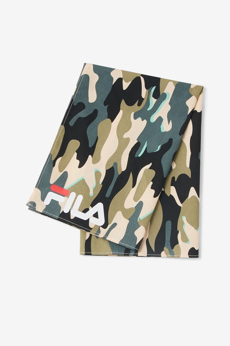 Fila Camouflage Bandana Udstyr Dame Grøn Camo Flerfarvede | 601-JIFRHD