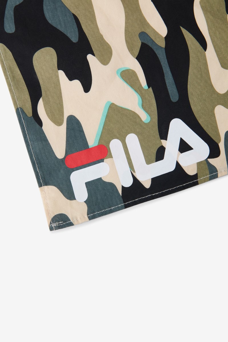 Fila Camouflage Bandana Udstyr Dame Grøn Camo Flerfarvede | 601-JIFRHD