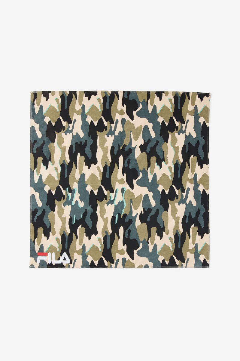 Fila Camouflage Bandana Udstyr Dame Grøn Camo Flerfarvede | 601-JIFRHD