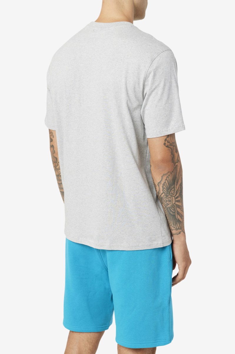 Fila Curtis Pocket Tee T Shirts Herre Lysegrå | 167-KIZAEO