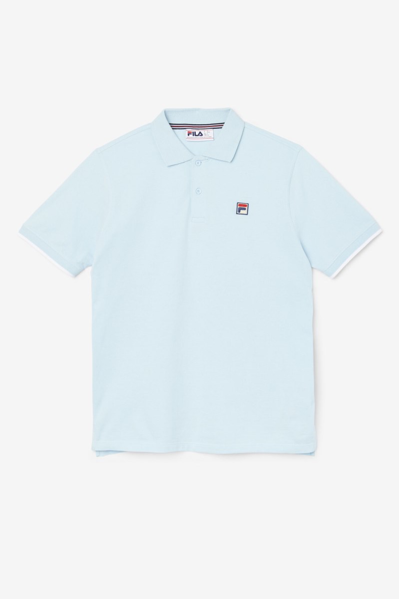 Fila Custom Polo Polo Shirt Herre Blå | 251-WECOPS