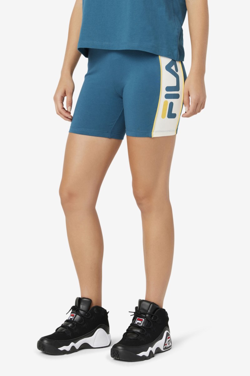 Fila Davina Cykelshorts Dame Blå Koral | 760-DPNOKX