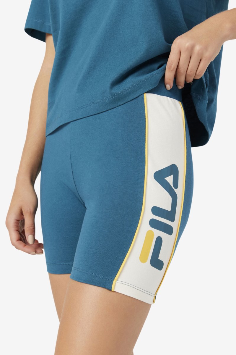 Fila Davina Cykelshorts Dame Blå Koral | 760-DPNOKX