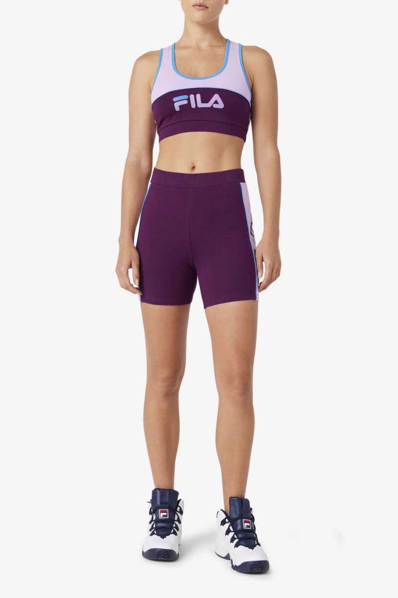 Fila Davina Shorts Dame Flerfarvede | 378-FURQGS