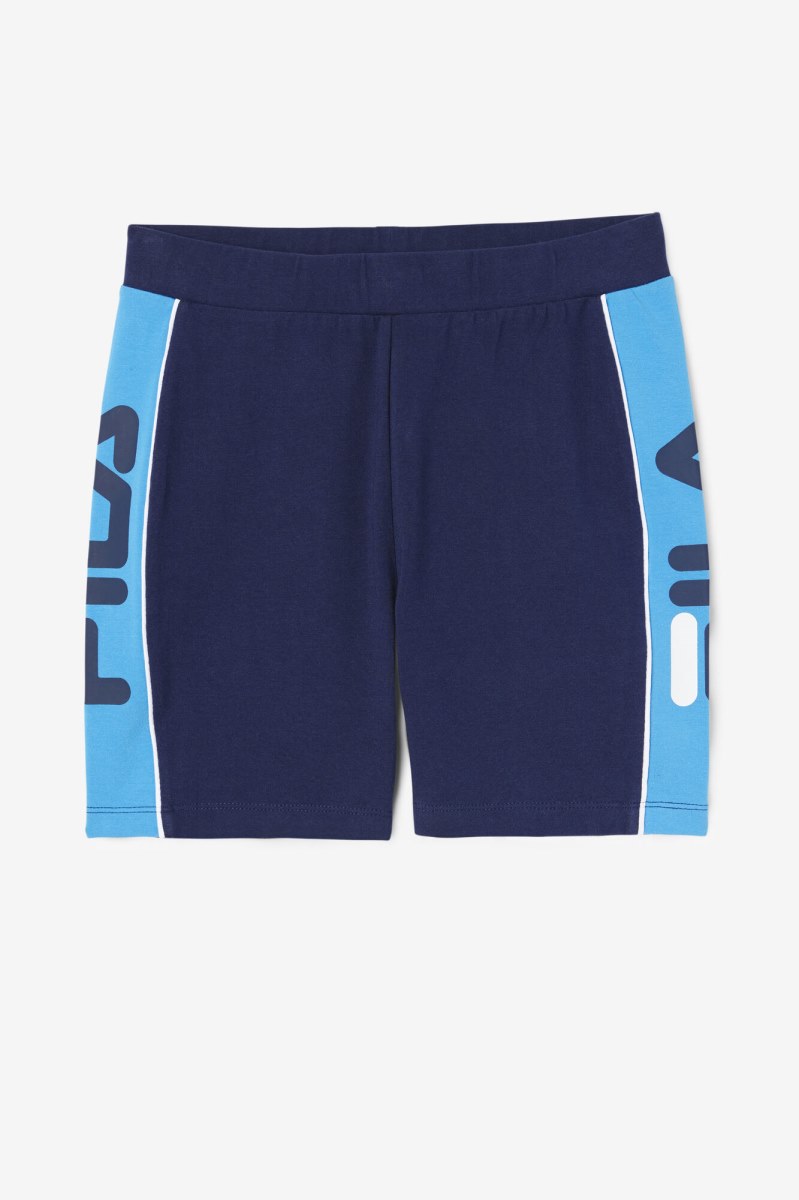 Fila Davina Shorts Dame Mørkeblå | 895-KJZYPH