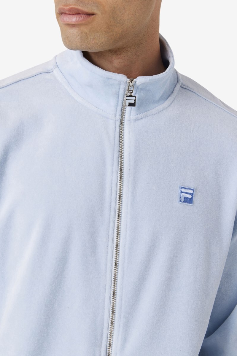 Fila Deverall Velour Fleece Jakker Herre Flerfarvede | 402-DUNZFP