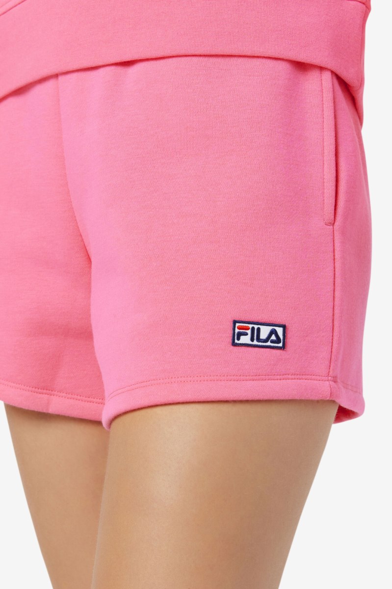 Fila Diara High Rise Shorts Dame Lyserød | 350-OYQPWR