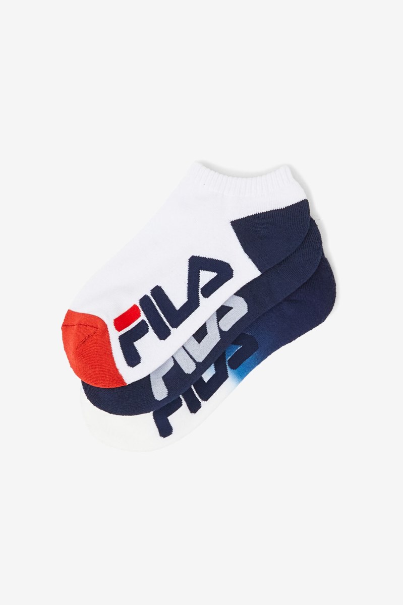 Fila Dip Dye No Show 3-Pack Sokker Herre Mørkeblå | 169-JFEBQM