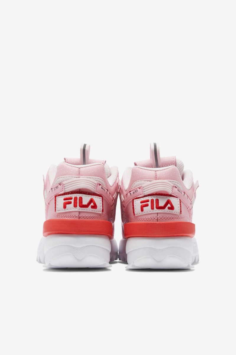 Fila Disruptor 2 EXP Små Børn Børn Lyserød Koral Lyserød Hvide | 782-VGILSU