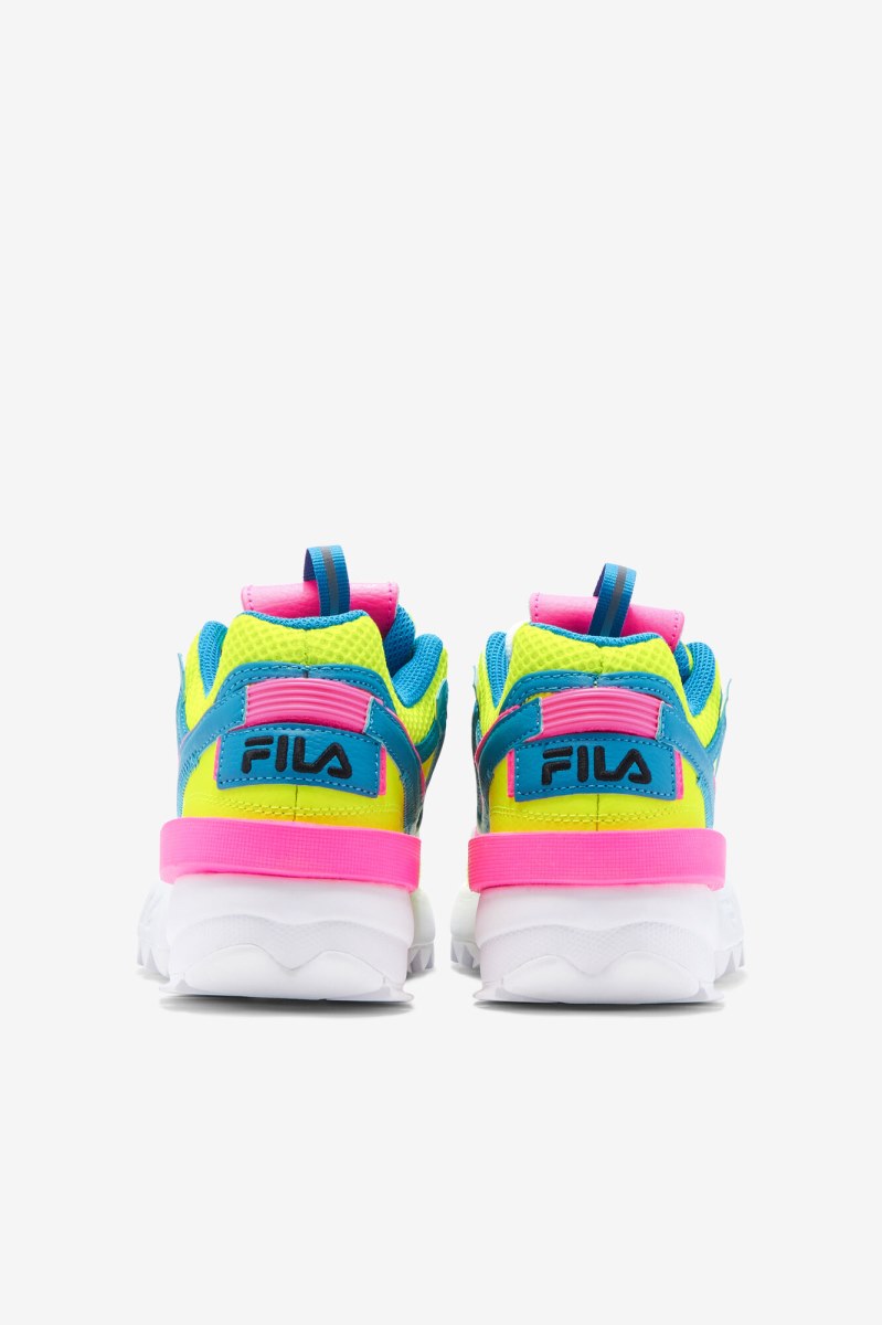 Fila Disruptor 2 EXP Sneakers Børn Gul Blå Lyserød | 249-LWGNZC