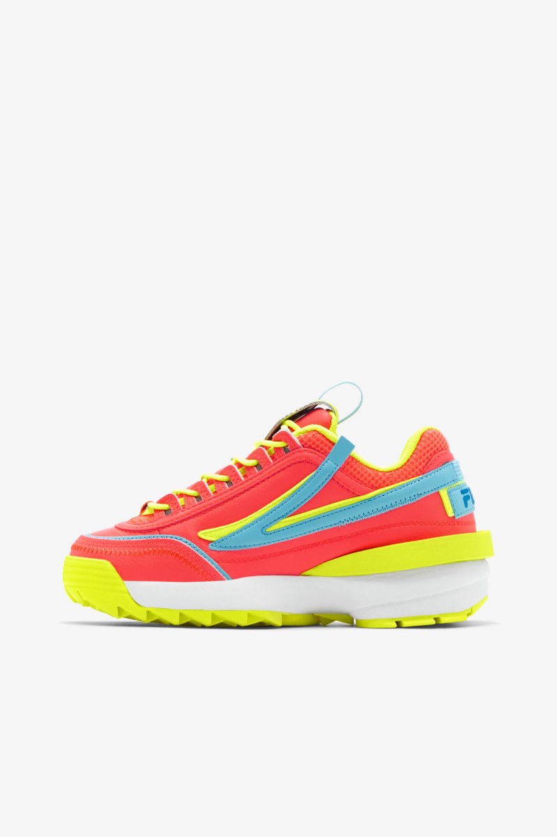 Fila Disruptor 2 EXP Sneakers Dame Koral Gul | 451-DWOEAF