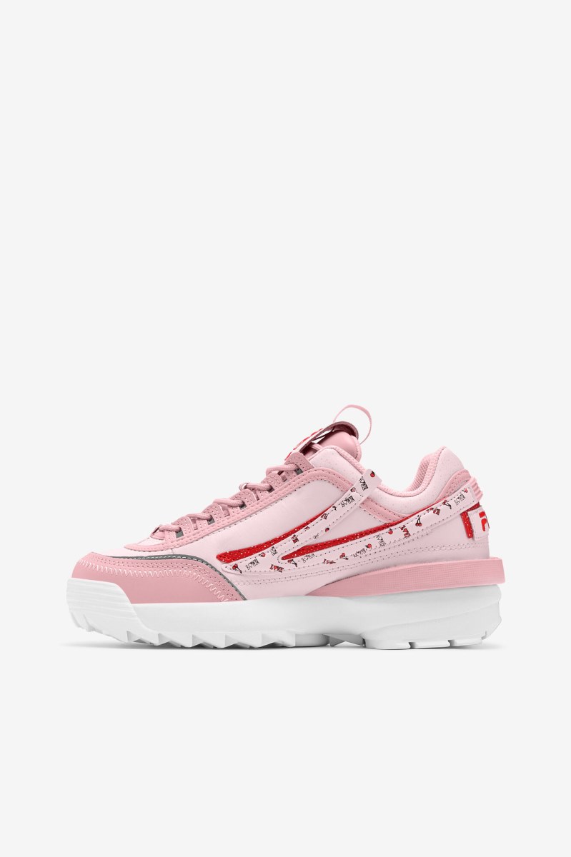 Fila Disruptor 2 EXP Sneakers Dame Koral Lyserød Lyserød Hvide | 872-RZHFCG